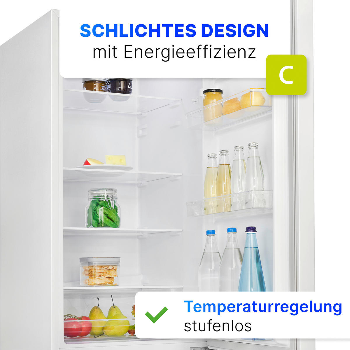 KÜHL-GEFRIER-KOMBINATION 773 530  - Weiß, Basics (55/180/55,8cm) - Bomann