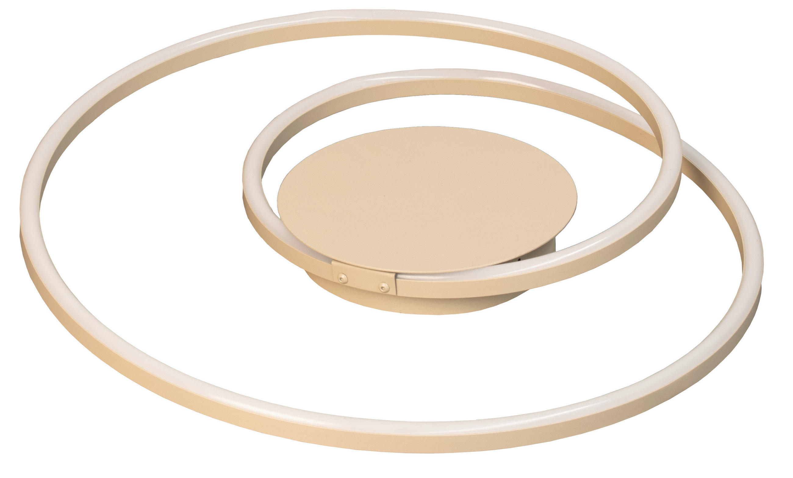 LED-DECKENLEUCHTE 49/7,5 cm   - Sandfarben, Design, Metall (49/7,5cm) - Fischer & Honsel