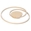 LED-DECKENLEUCHTE 49/7,5 cm   - Sandfarben, Design, Metall (49/7,5cm) - Fischer & Honsel