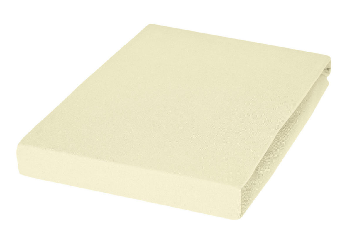SPANNBETTTUCH Jersey  - Champagner, Basics, Textil (200/200cm) - Janine
