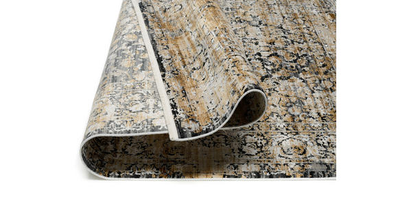 WEBTEPPICH 67/130 cm Le Mans Grau, Goldfarben  - Goldfarben/Grau, Design, Textil (67/130cm) - Dieter Knoll