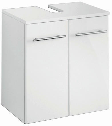 WASCHBECKENUNTERSCHRANK 50/53/34 cm  - Alufarben, KONVENTIONELL, Holzwerkstoff/Metall (50/53/34cm) - Xora