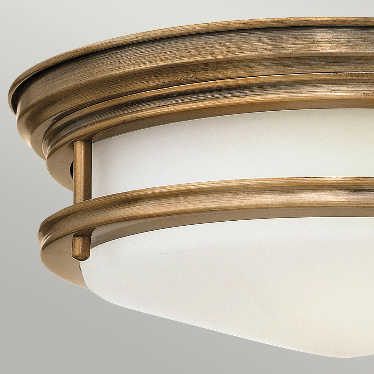 DECKENLEUCHTE  30.5/11.7 cm    - Bronzefarben, Konventionell, Glas/Metall (30.5/11.7cm) - Elstead Lighting