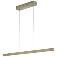 SUSPENSION LED   132 cm  - Bronzefarben, Design, Metall (132cm) - GKS Knapstein