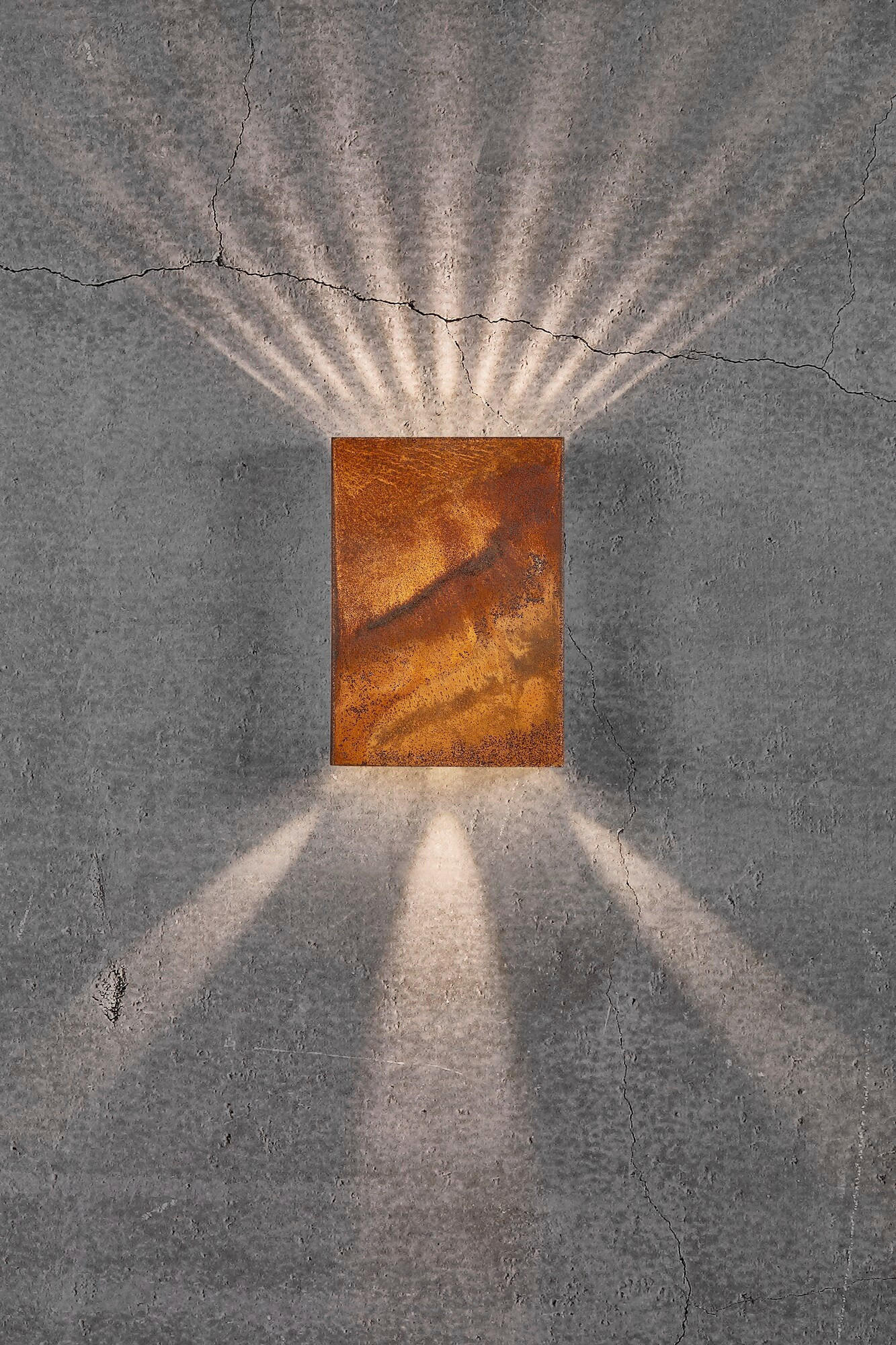 AUßENWANDLEUCHTE 14,8/21/4,5 cm   - Rostfarben, LIFESTYLE, Metall (14,8/21/4,5cm) - Nordlux