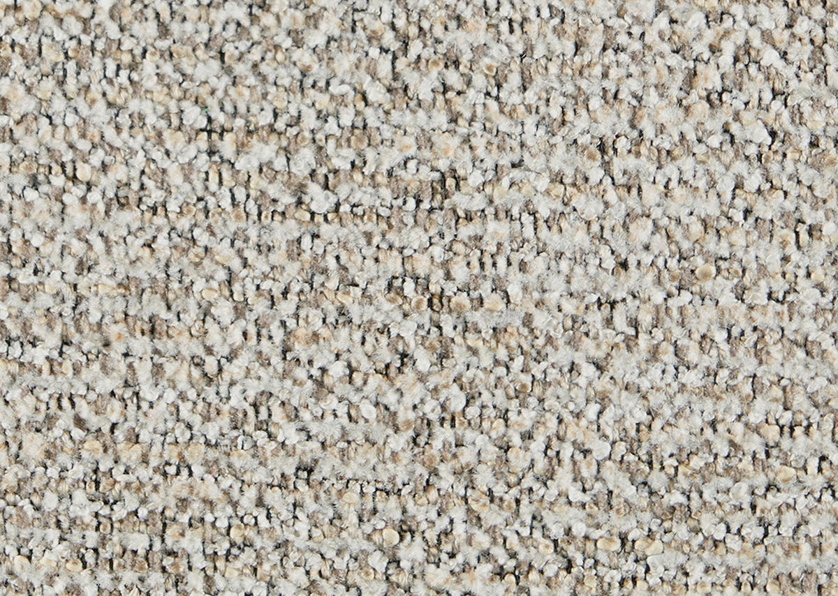 ECKSOFA Chenille Cappuccino  - Schwarz/Cappuccino, Design, Holz/Textil (240/132cm) - Koinor