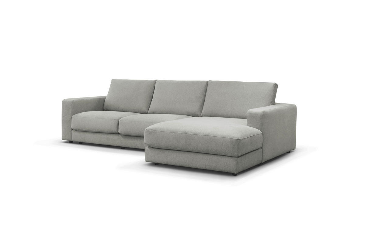 ECKSOFA VIGO Mintgrün  - Schwarz/Mintgrün, Design, Textil (303cm) - MID.YOU