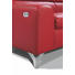 WOHNLANDSCHAFT Echtleder - Chromfarben/Rot, Design, Leder/Metall (286/231cm) - MUSTERRING