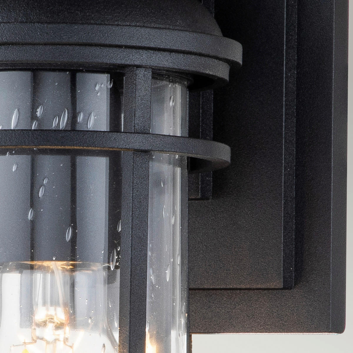 AUSSENWANDLEUCHTE - Schwarz, Konventionell, Glas/Metall (11,7/15,9/29,2cm) - Elstead Lighting