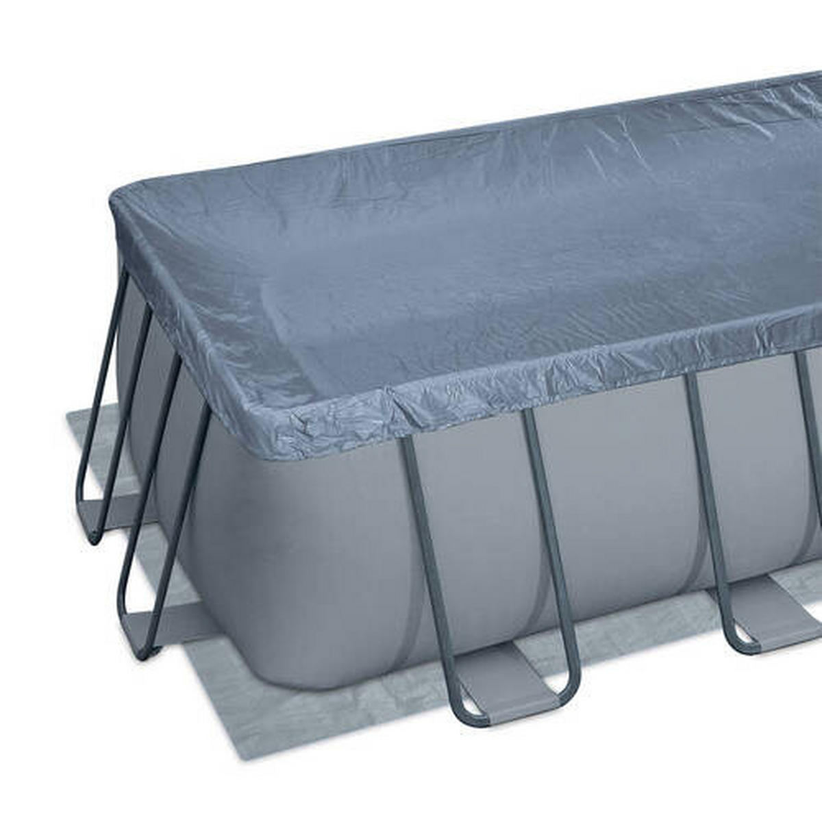 POOL-SET PGP41809522-AN 274/132/549 cm  - Anthrazit, KONVENTIONELL, Kunststoff/Metall (274/132/549cm)