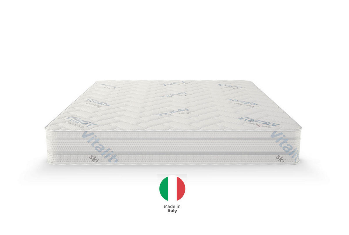 Saltea 140/23 cm  - alb, Basics, textil (140/23cm)