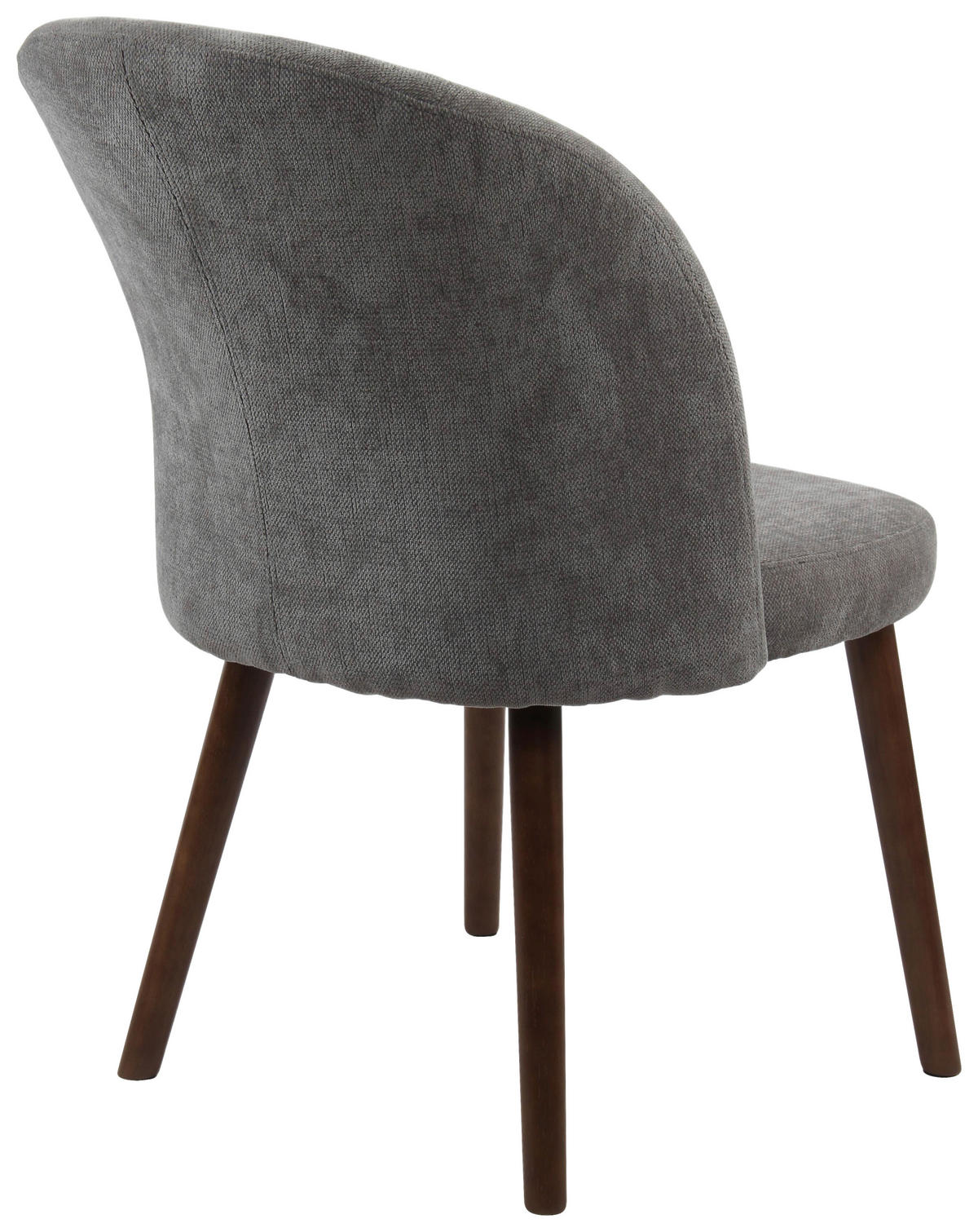 STOLICA  siva  drvo, metal, tekstil      - siva/boje hrasta, Moderno, drvo/metal (53/87/58cm) - Livetastic