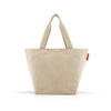 SHOPPER 15 L  - Beige/Schwarz, Basics, Textil (51/30,5/26cm) - Reisenthel