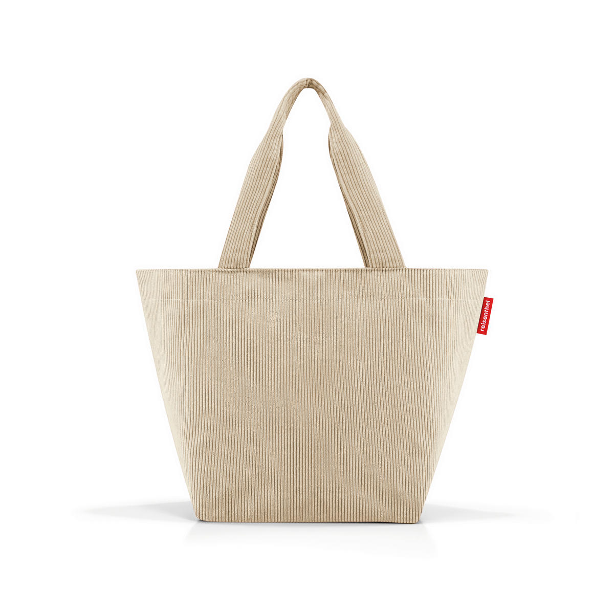 SHOPPER 15 L  - Beige/Schwarz, Basics, Textil (51/30,5/26cm) - Reisenthel