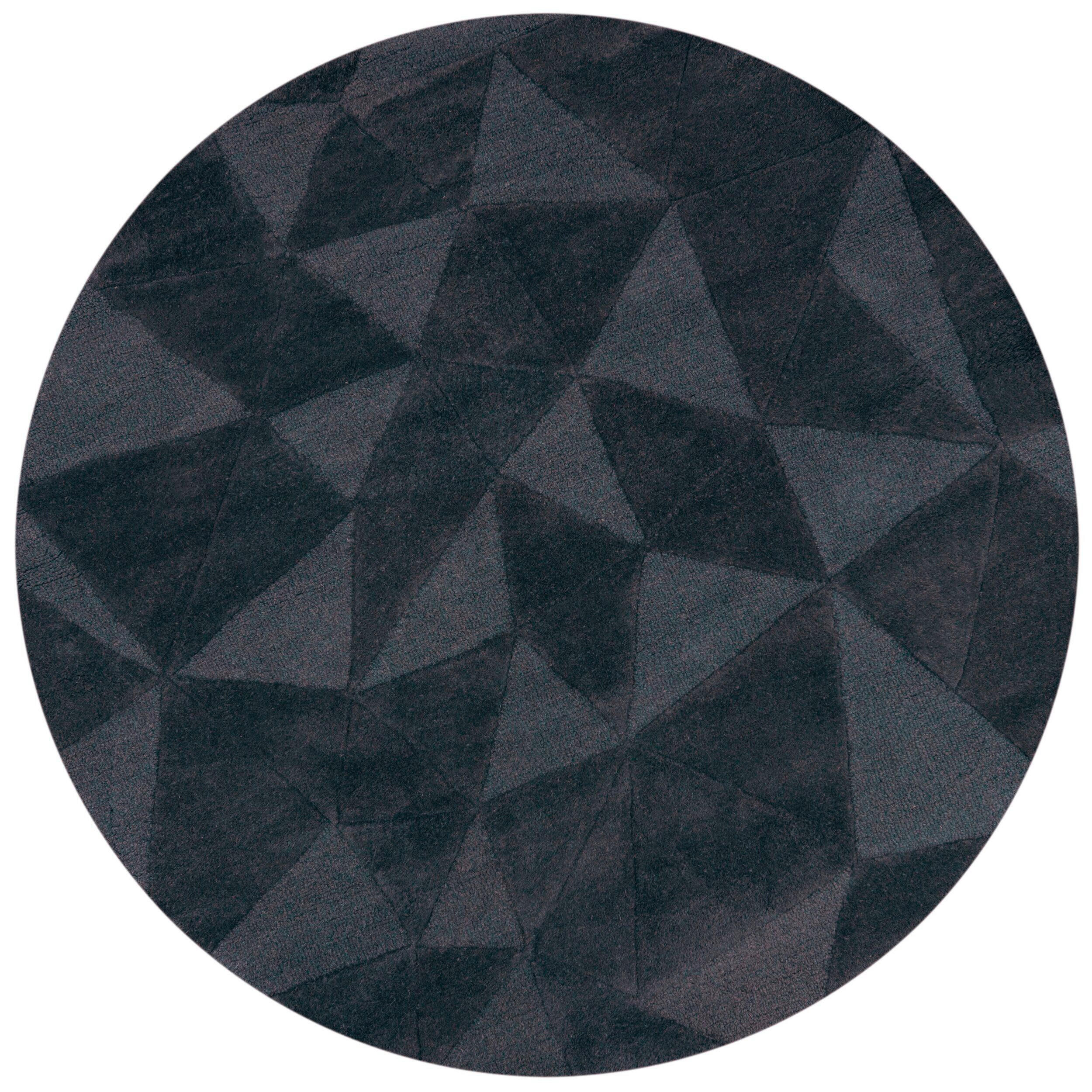 WOLLTEPPICH 160/160 cm Grau  - Grau, MODERN, Textil (160/160cm) - Xora