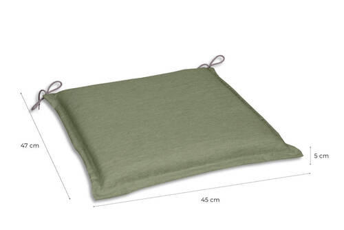 GARTENSITZKISSENSET Uni  - Hellgrün, Basics, Textil (45/5/47cm)