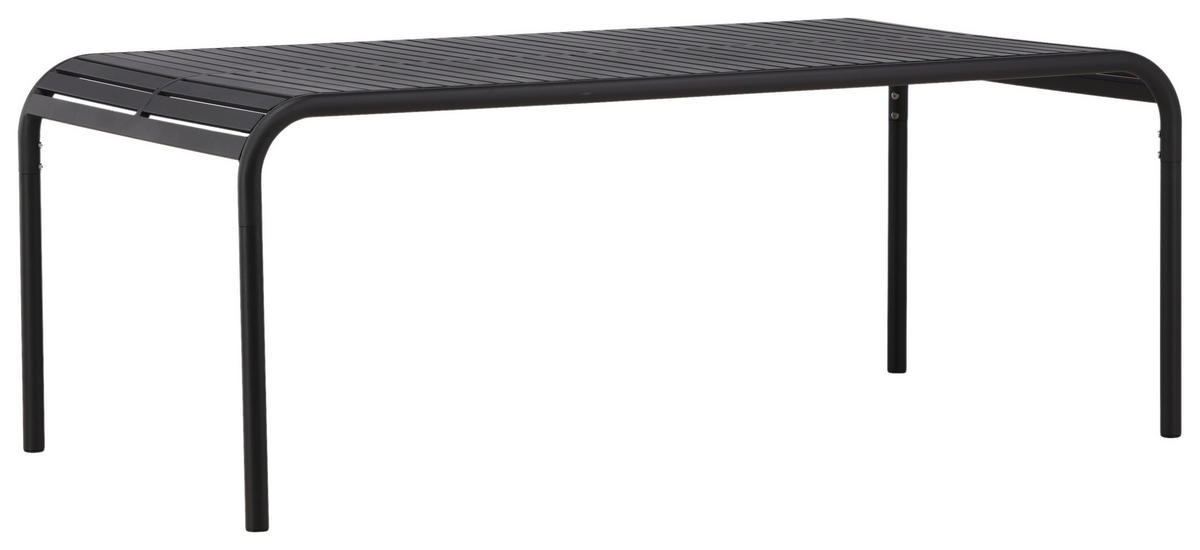 GARTENTISCH Metall Anthrazit rechteckig  - Anthrazit, Basics, Metall (200/100/75cm) - Gardenson