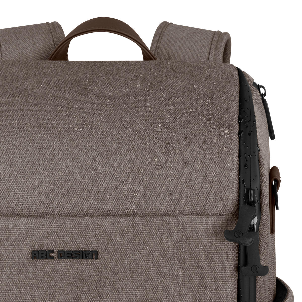 WICKELRUCKSACK Active  - Graubraun, Basics, Textil (44/30/17cm) - ABC Design