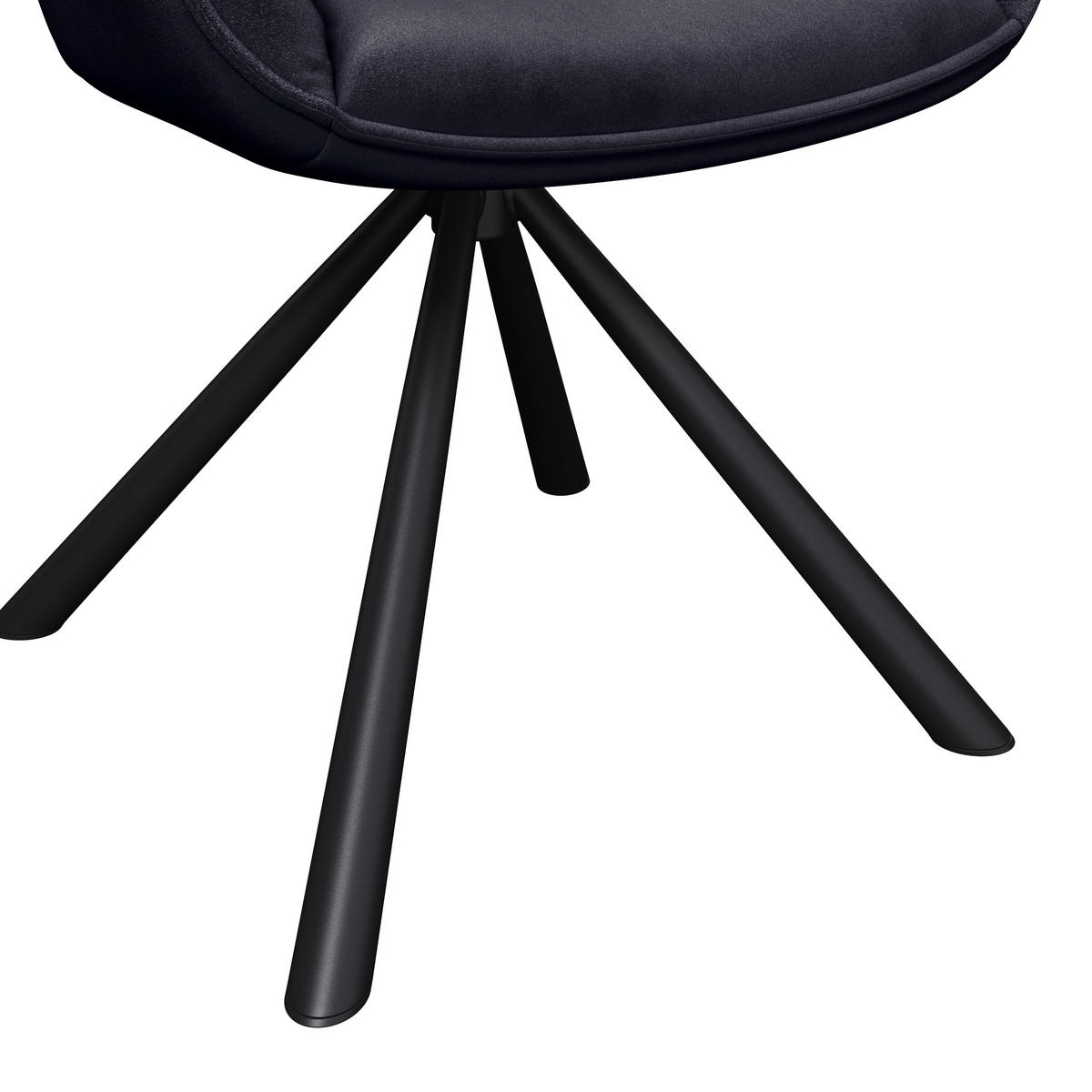 STOL MED ARMSTÖD järn sammet  - svart, Klassisk, metall/textil (62/85/62cm) - Hom`in