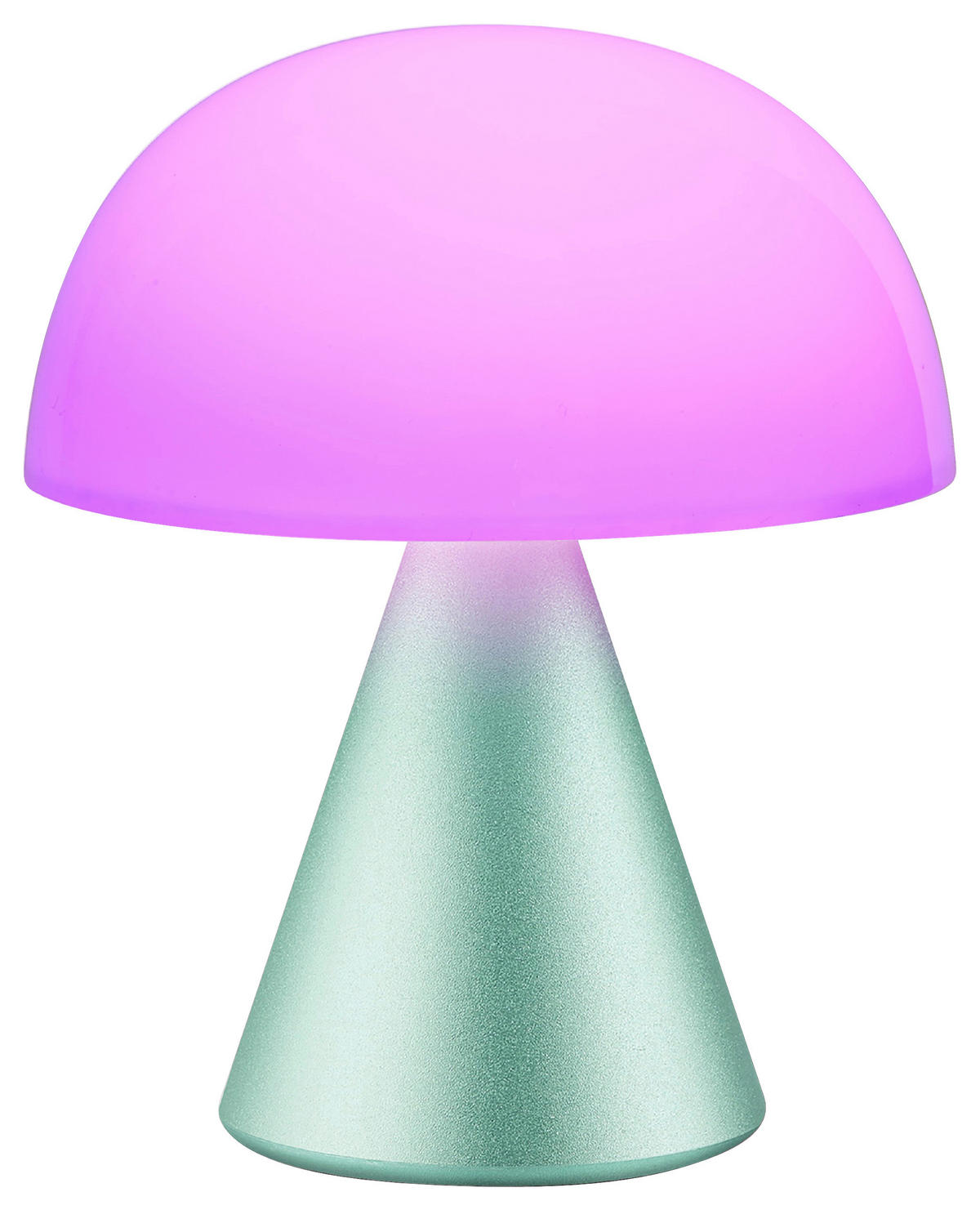 AKKU-TISCHLEUCHTE 9.2/11/9.2 cm  - Mintgrün, Design, Kunststoff/Metall (9.2/11/9.2cm)