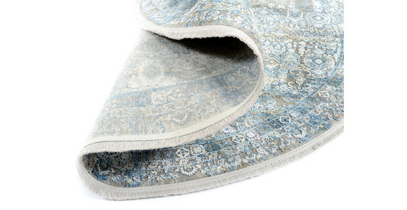 WEBTEPPICH 200 cm Toulon Blau, Grau rund  - Blau/Grau, Design, Textil (200cm) - Dieter Knoll