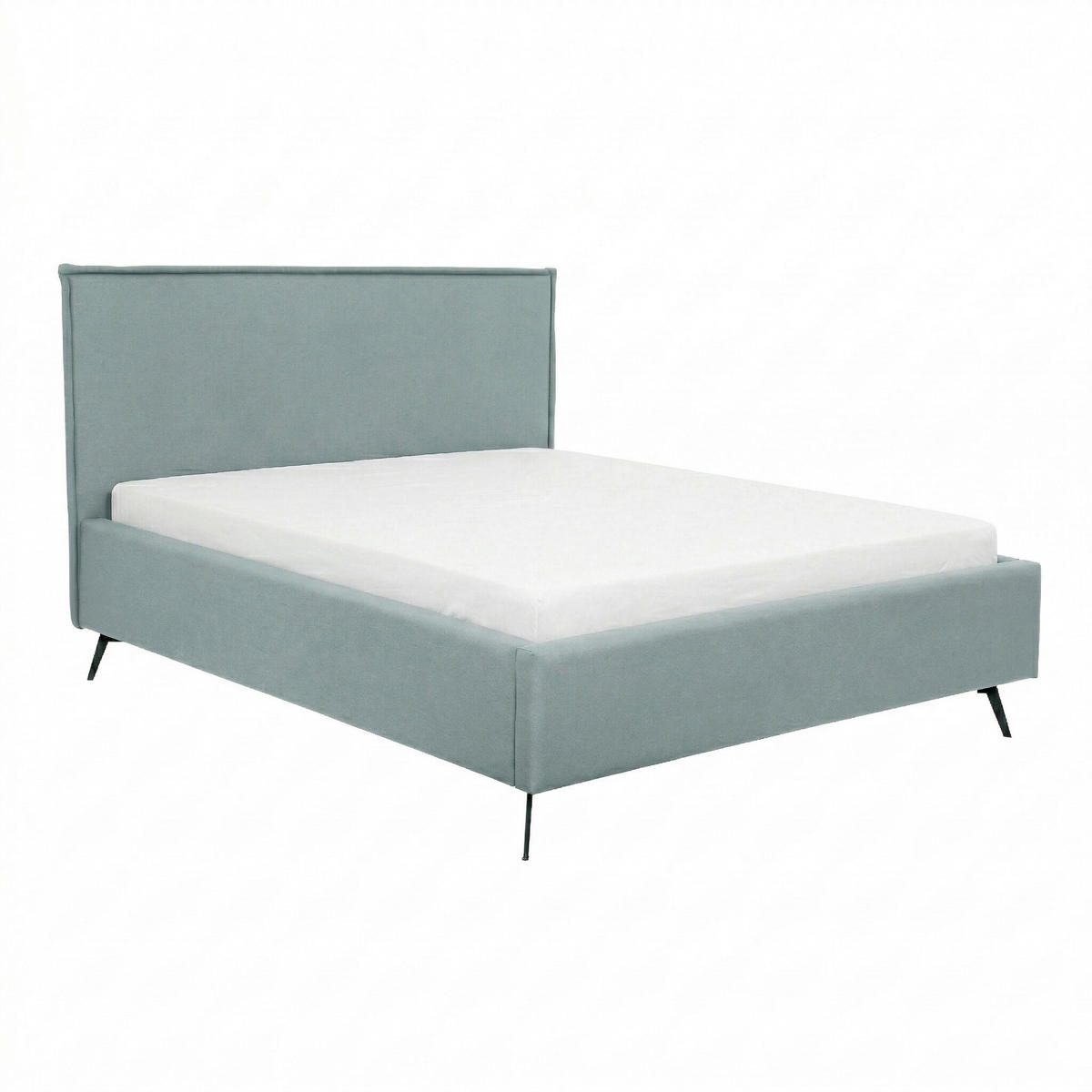 POLSTERBETT Mintgrau 200/200 cm  - Mintgrau, MODERN, Holz/Textil (200/200cm) - MID.YOU