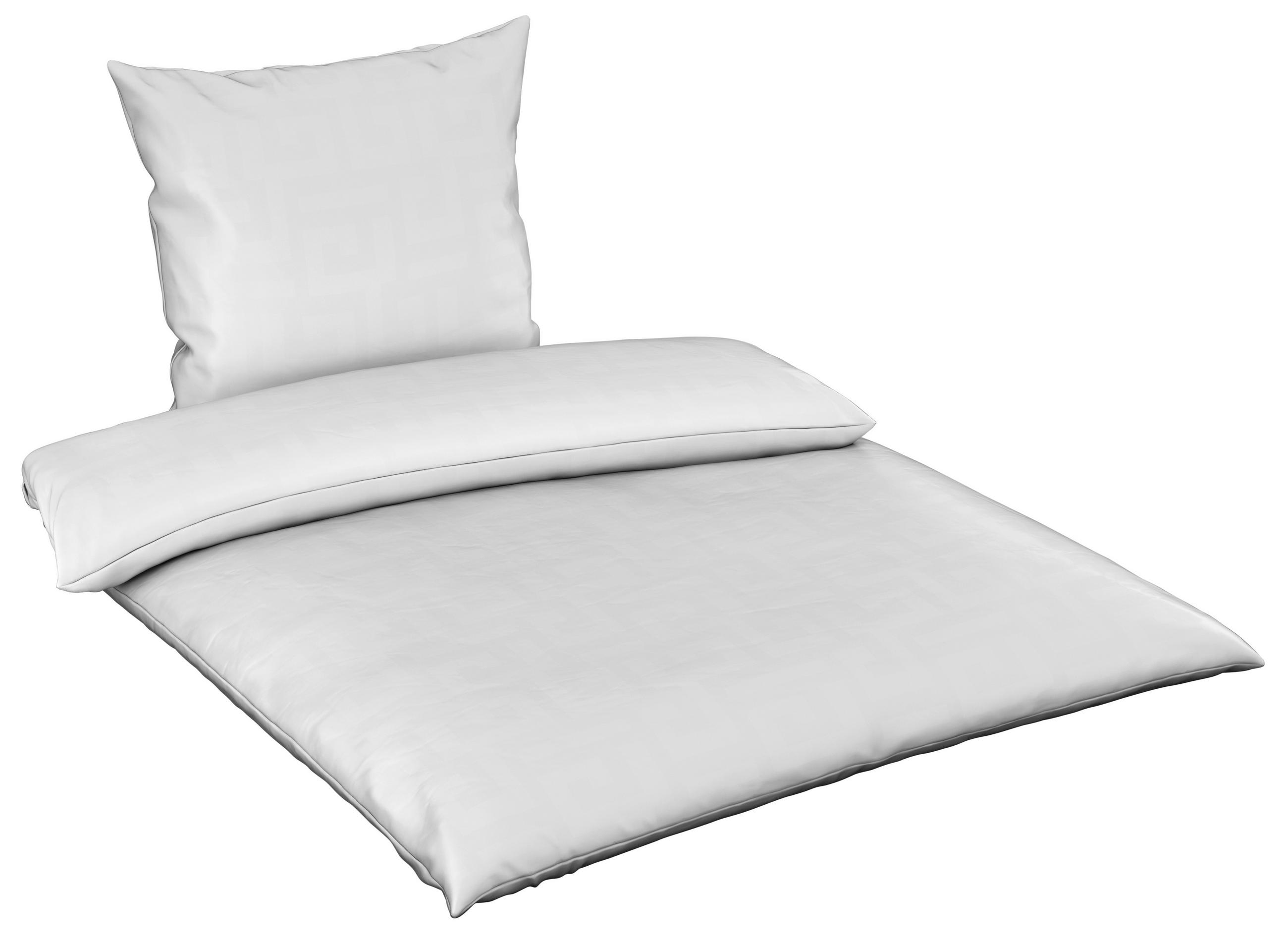 WENDEBETTWÄSCHE 155/220 cm Satin  - Weiß, Basics, Textil (155/220cm) - Bio:Vio