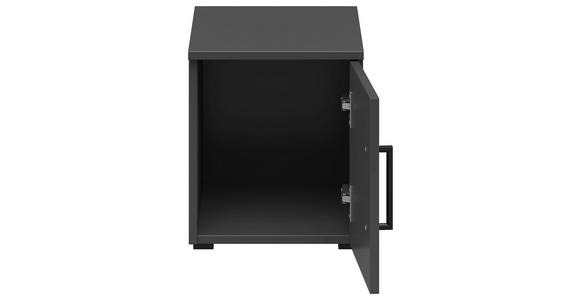 AUFSATZSCHRANK 30/35/40 cm  - Schwarz/Graphitfarben, MODERN, Holzwerkstoff/Kunststoff (30/35/40cm) - Carryhome