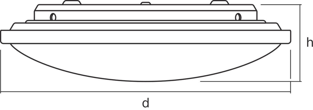 LED-DECKENLEUCHTE 31/8 cm   - Weiß, Basics, Kunststoff/Metall (31/8cm) - Osram