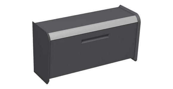 GARDEROBENBANK 97/52/36 cm - Anthrazit, Design, Holzwerkstoff (97/52/36cm) - Dieter Knoll