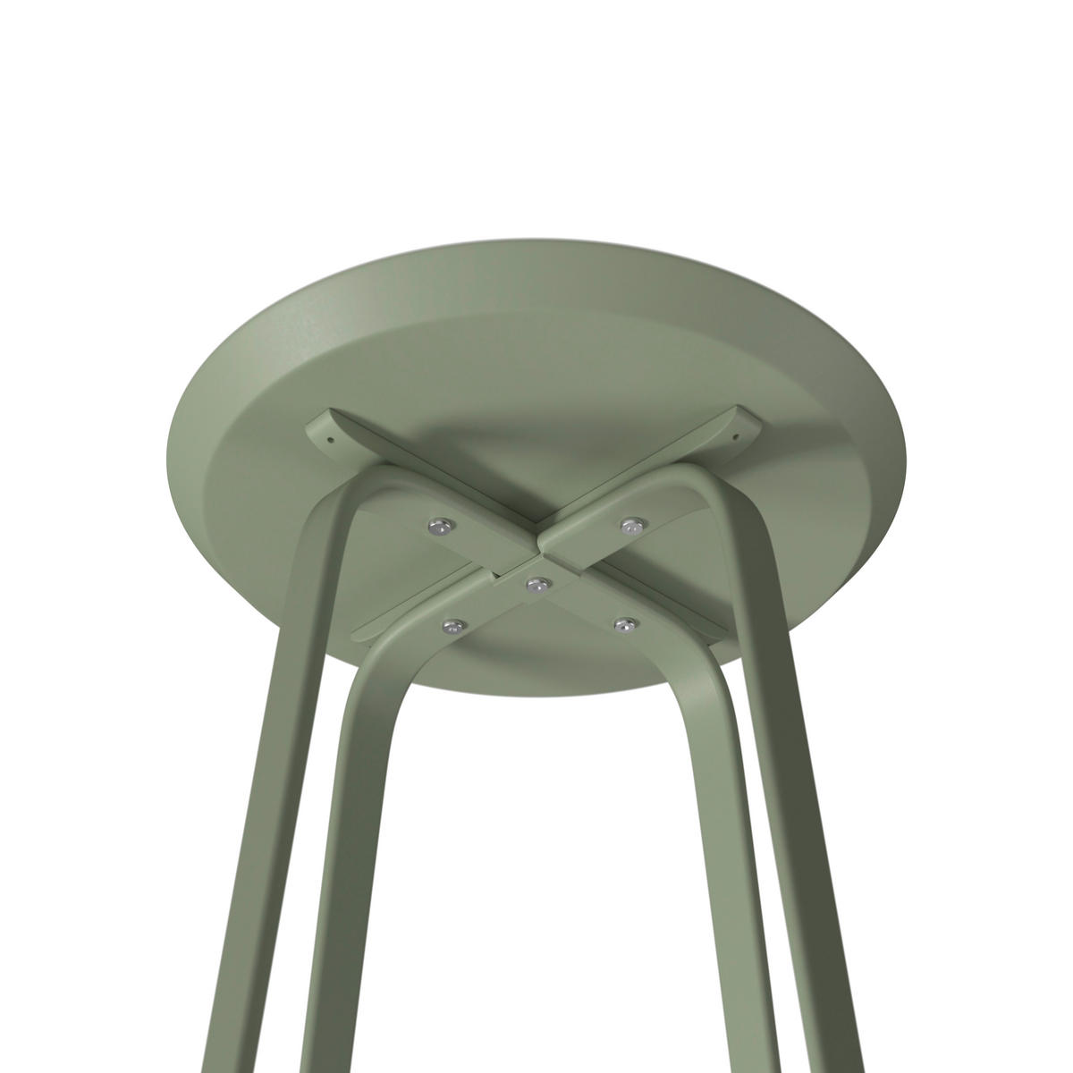 BEISTELLTISCH Metall 40/40/46 cm  - Grün, Design, Metall (40/40/46cm) - Ambia Garden