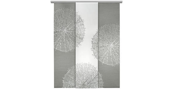 FLÄCHENVORHANG in Grau transparent - Grau, Design, Textil (60/245cm) - Novel