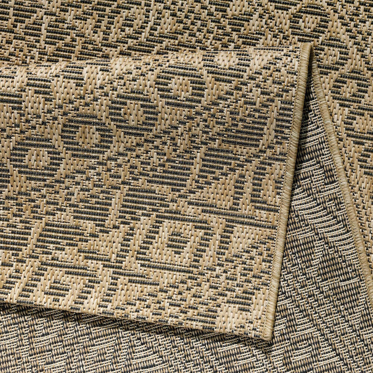 OUTDOORTEPPICH für Terrasse und Balkon 200/280 cm Regina Mandala Naturfarben  - Naturfarben, Design, Textil (200/280cm) - Ambia Garden