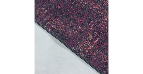 LÄUFER 80/250 cm Fiesta Rot, Schwarz  - Rot/Schwarz, Design, Leder/Textil (80/250cm) - Novel