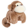 KUSCHELTIER Klammertier Affe 24 cm  - Braun, Basics, Textil/Metall (24cm) - My Baby Lou