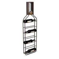 ETAJERĂ PENTRU STICLE DE VIN 32/8,5/118 cm  - Basics (32/8,5/118cm)