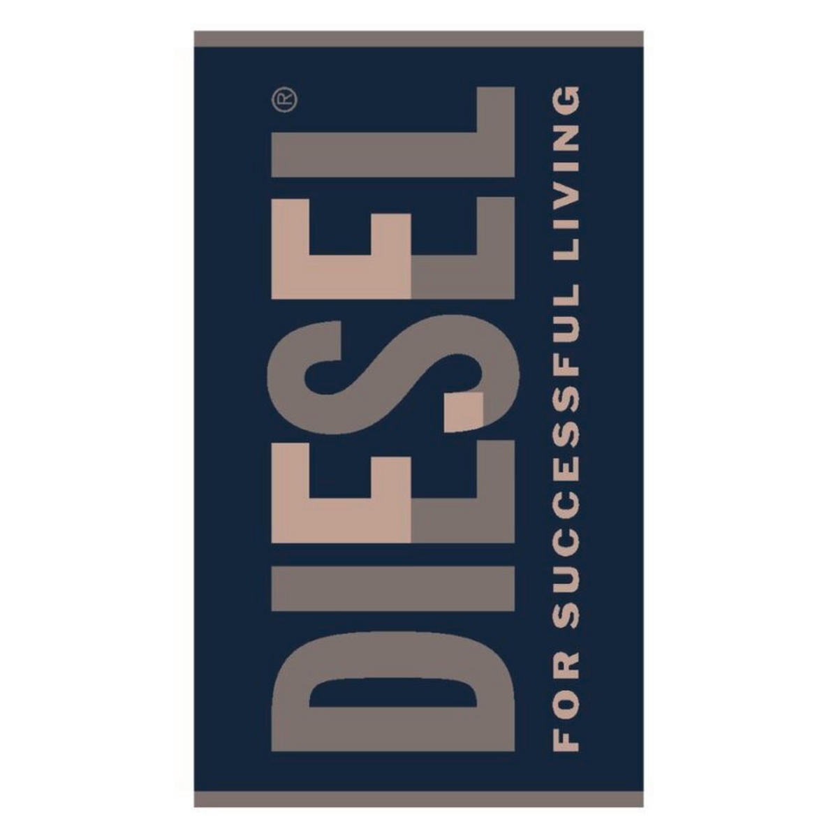 STRANDTUCH SMILE Blau 95/180 cm  - Blau, Basics, Textil (95/180cm) - Diesel