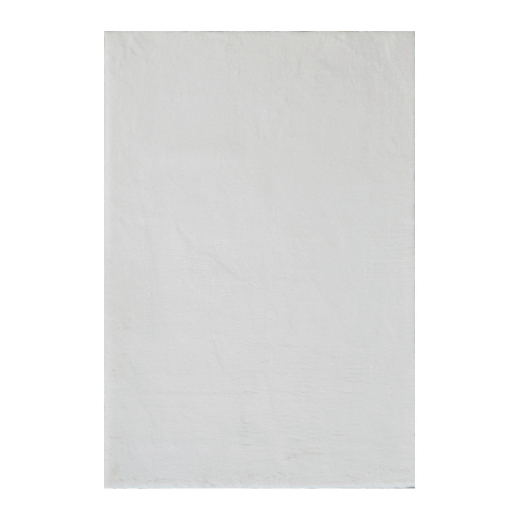 TEPIH VISOKOG FLORA  bijela     - bijela, Konvencionalno, tekstil (70/130cm) - Novel