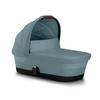 LIEGEWANNE - Pastellblau/Weiß, Basics, Kunststoff/Textil (86/44/56cm) - cybex GOLD