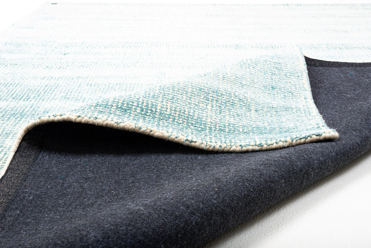 HANDWEBTEPPICH 190/290 cm Türkis rechteckig  - Türkis, Basics, Textil (190/290cm) - Tom Tailor