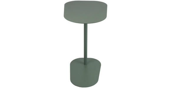 BEISTELLTISCH in Metall 53/38/60 cm  - Grün, Basics, Metall (53/38/60cm) - Novel