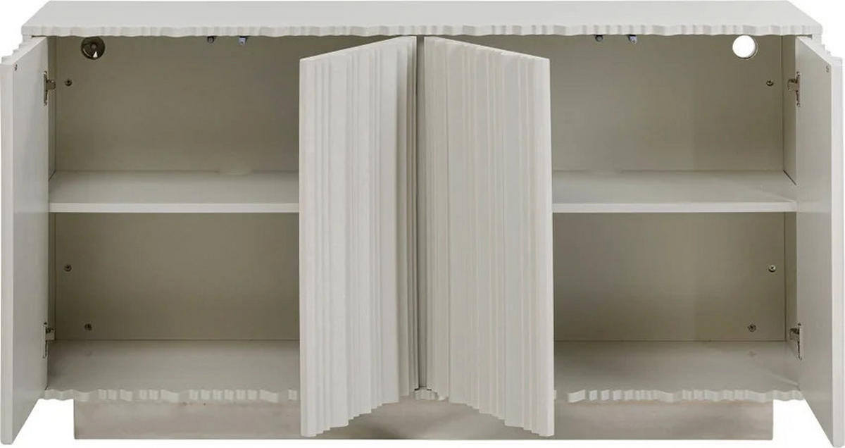 SIDEBOARD Grau  152/80/40 cm  - Grau, MODERN, Holzwerkstoff/Metall (152/80/40cm) - Kare-Design