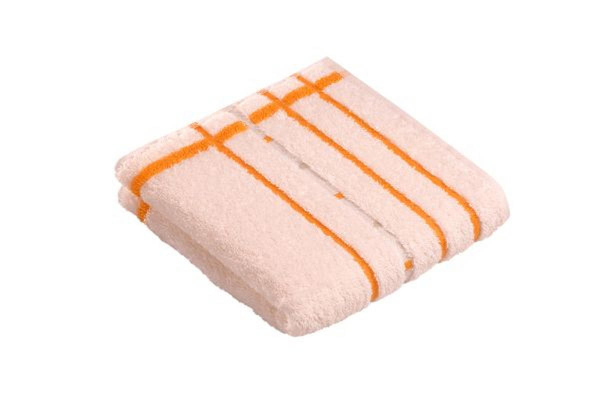 HANDTUCH QUADRATI Beige  - Beige, Basics, Textil (50/100cm) - Vossen