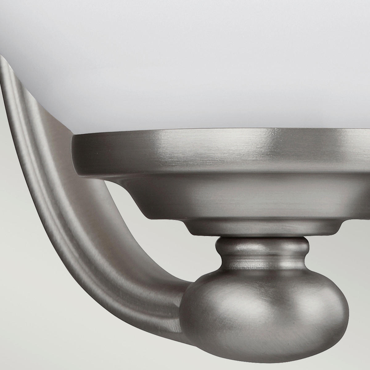 WANDLEUCHTE - Nickelfarben, Basics, Glas/Metall (14.1/22.9/17cm) - Elstead Lighting