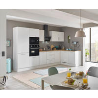 ECKKÜCHE 340/175 cm  in Weiß, Eiche Artisan  - Chromfarben/Weiß, Basics, Holzwerkstoff/Metall (340/175cm) - MID.YOU