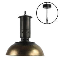 LUSTER Fonda  - zlatne boje/crna, Basics, metal (50/50/35cm)