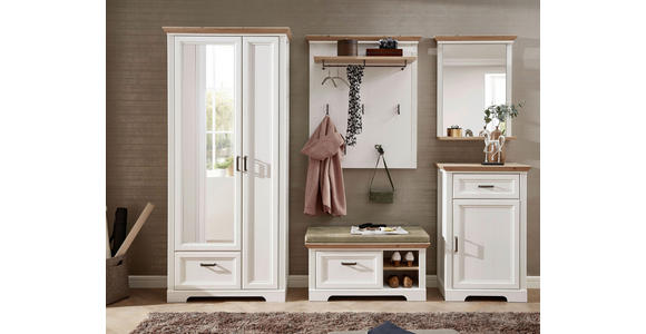 GARDEROBE 5-teilig  in 281/204/41 cm  - Eiche Artisan/Pinienfarben, ROMANTIK / LANDHAUS, Holzwerkstoff (281/204/41cm) - Landscape