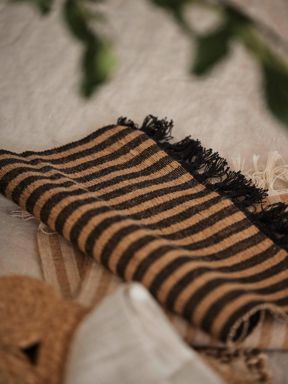 TISCHSET Adam Textil Flachgewebe Schwarz 33/45 cm  - Schwarz, Basics, Textil (33/45cm)