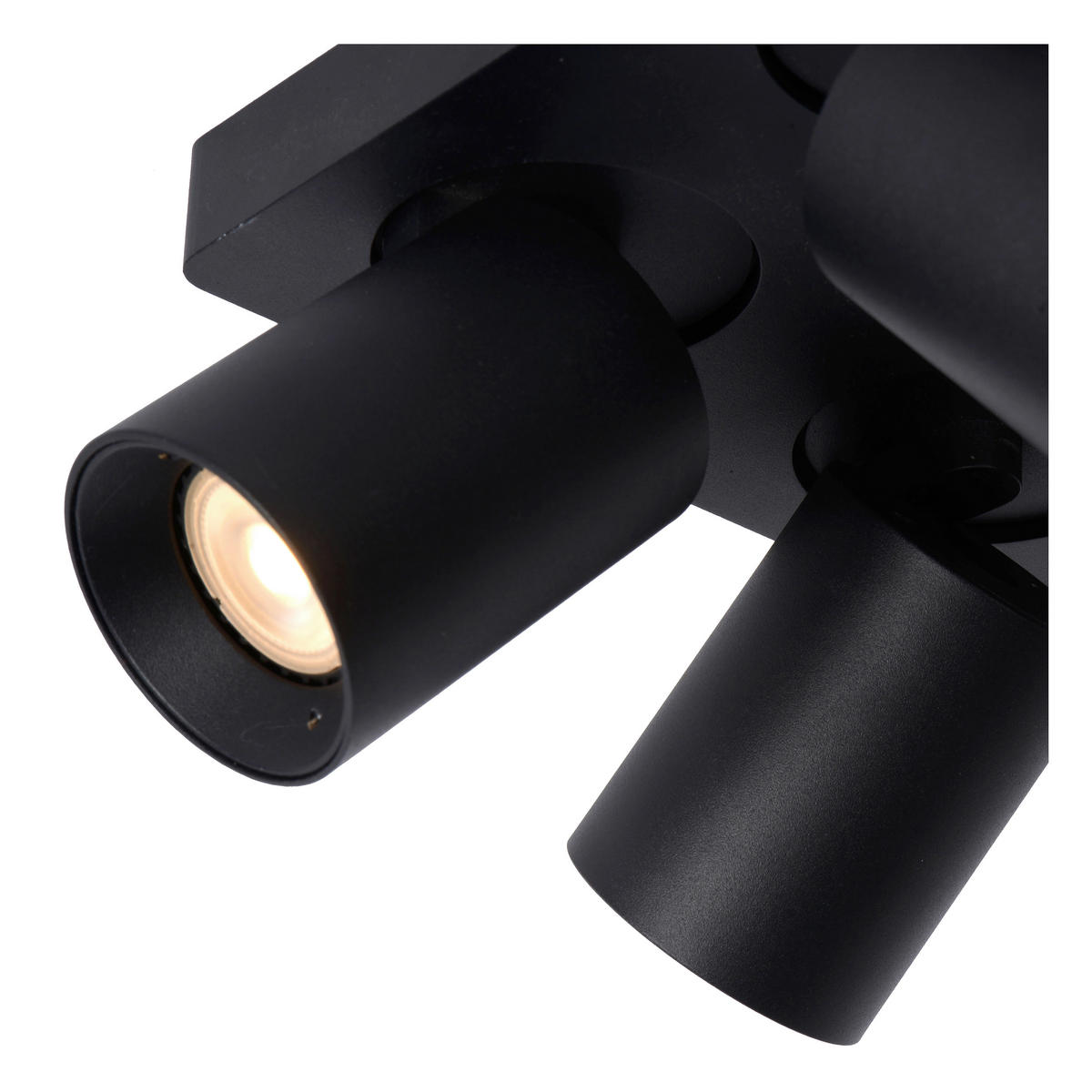 LED-STRAHLER 20/20/11.5 cm   - Schwarz, KONVENTIONELL, Metall (20/20/11.5cm) - Lucide