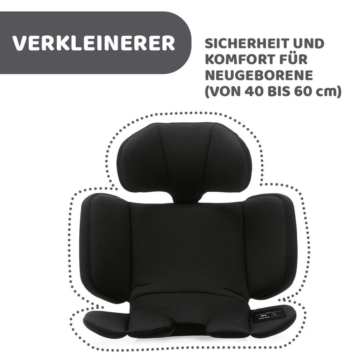 KINDERAUTOSITZ UNICO EVO I-SIZ   - Schwarz, Basics (46/54/69/44cm) - Chicco